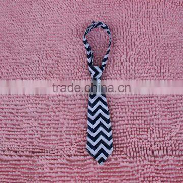 China manufacturer wholesale navy blue white boy chevron bow tie baby tie