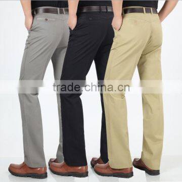 zm40300b high quality men high-waisted trousers a middle-aged person casual pants