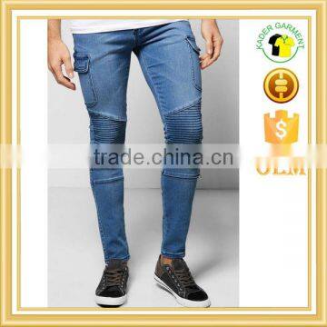 New In Skinny Jeans Quality Biker Denim Jeans With Pocket Design