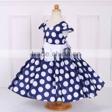 Children Frocks Designs Elegant Summer Dresses Printed Kids Girls Dresses L616 photo-2