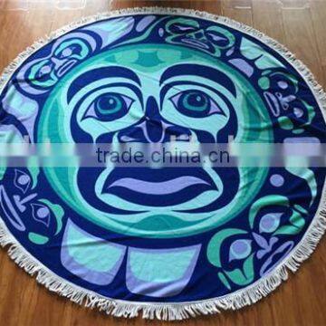 Watermelon Microfiber Printed Round Beach Towel photo-2