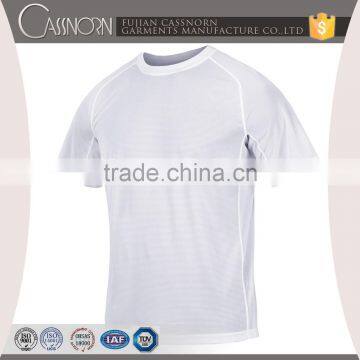 Custom Design Bamboo Charcoal Quick Dry Sport Crew Neck Fancy Men T-shirt photo-2