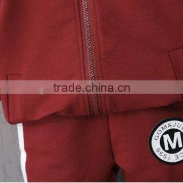 Fashion Casual Cotton Kids Boys Sport Clothes and Zip up Hoodies Sport Wear Sets photo-3