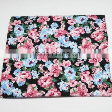 Rose Flower Printing Cotton Hanky For Custom Personal Requirement Pocket Square photo-6