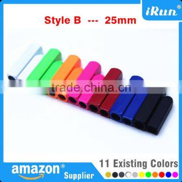 MOQ:100 Pcs - Metal Aglet Shoe Lace Tips Replacement for Yeezy Style Shoelace Sports Shoes - 25mm Custom Logo Shoelace Tips photo-3