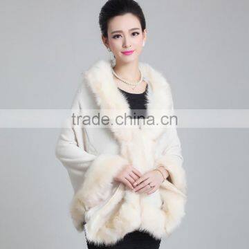 Faux fur wedding evening dresses wrap faux fur shawl