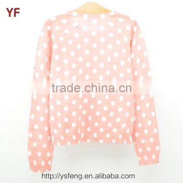 Fancy Cardigan Girl Print Kids Sweater Clothes photo-2