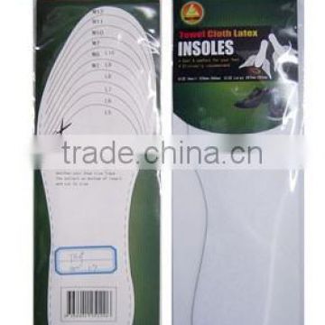 Soft PU surface EVA inner non woven shoe insoles