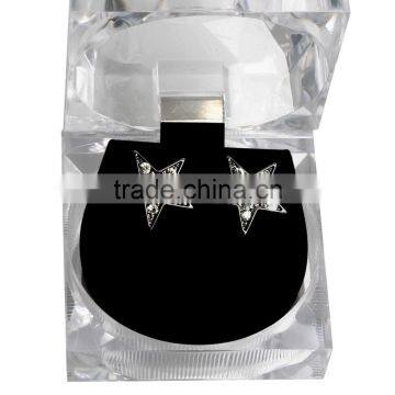 2016 Hot Sale Hiphop Earrings Star Shape Stud Diamond Body Jewelry Wholesale photo-4