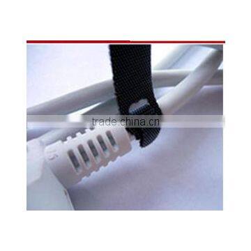 Black Coloured Hook and Loop Cable Tie for Tightening Wire photo-2