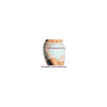Stretchable And Breathable Polyesters Disposable Maternity Briefs Use With Sanitary Pad