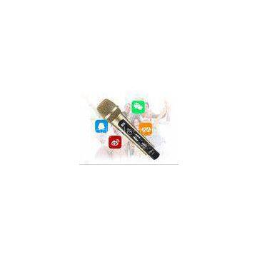 Auto FM wireless microphone recording video to share in social media