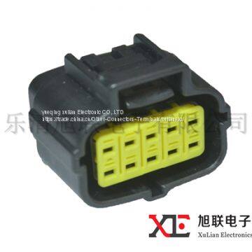 10 pin female male Auto Electrical Connectors with terminals and seals 174657-2 174655-2