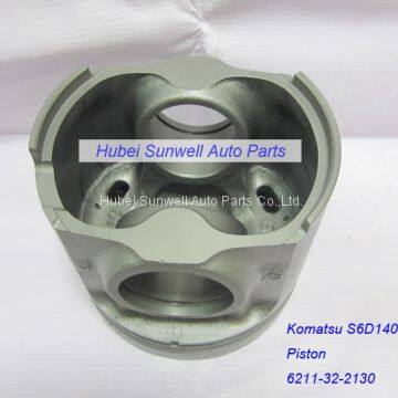 Komatsu S6D140 Engine Piston 6211-32-2130 WA500-3 Loader Piston Kit photo-3