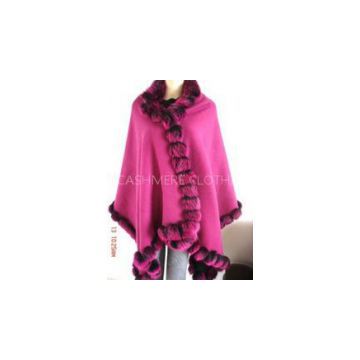 Pink women cashmere tippet