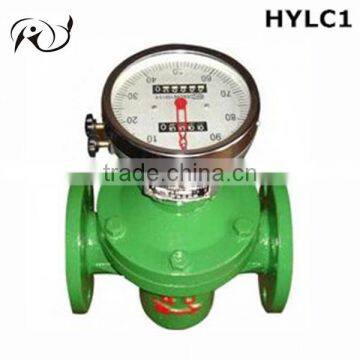 Preset Cast Iron Oval Gear flow meter digital flow meter