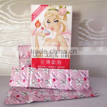 100 pieces / box durable Sex Toy male latex condom Contraception, prevention of sexually transmitted diseases