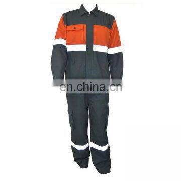 Manufacturer direct Two Pieces uniforms construction workwear with reflective tapes