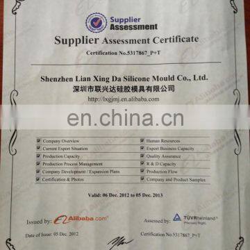 Supplier Assessment Certificate