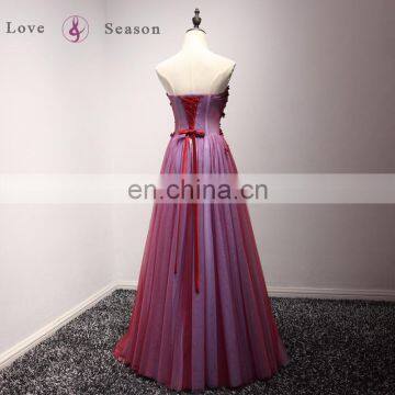 A17CL0022 Sweetheart Japanese Princess Long Evening Dress With Front Slit for Girls Beauty Set photo-2