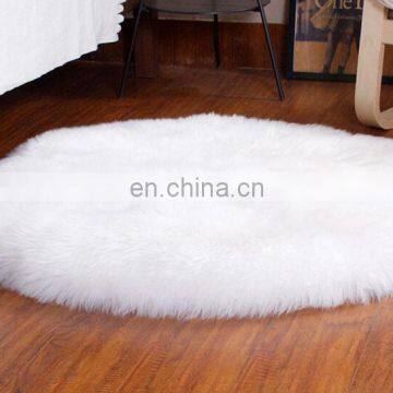 Australian pure white and colored sheepskin rug