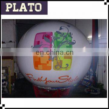 promotional printed white PVC inflatable helium balloons for events