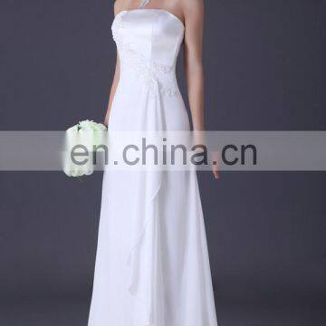 Fashion Ball Gown Long Floor Length Lace Sweetheart White Wedding Dress 2015 CL3184 photo-2