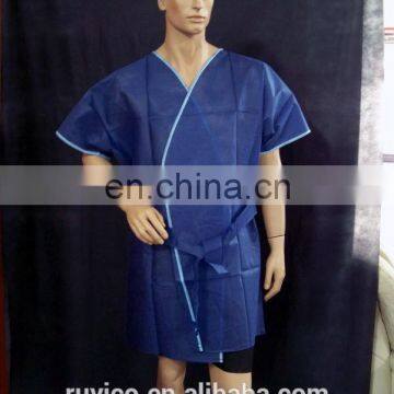 disposable nonwoven PP salon kimono sauna gown bathrobe