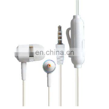 Stock China factory Colorful crystal cable headset with mic for iphone UPC code