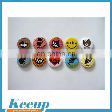 Customized Tin button badge with safety pin