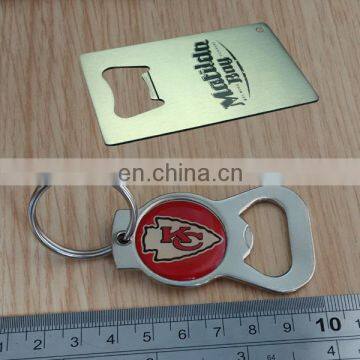 personalized metal bottle opener keychain