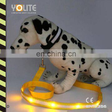 Reflective safety pets products,LED pets leashes,LED pets belt with CE EN13356