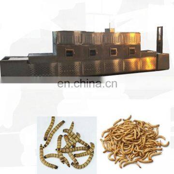 Yellow Meal Worm Barley Insects Tunnel Continuous Industrial Microwave Dryer and Sterilization Machine photo-2