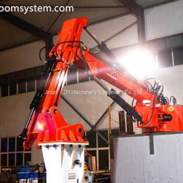 Pedestal Hydraulic Rockbreaker Boom System