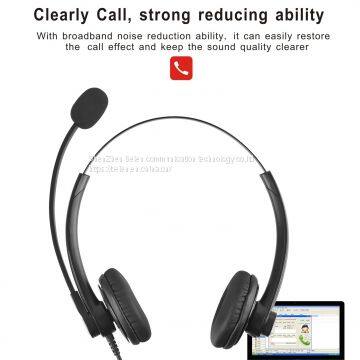 China Beien A26 PC telephone call center headset noise-cancelling headset customer service gaming headset