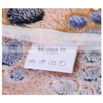 100% Polyester Glue Flannel Blanket Two Sides Brushed Cozy Fleece Throw photo-4