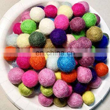 factory supply customized size wool chemical fiber tennis ball