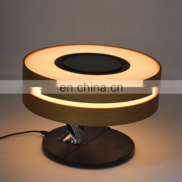 Mesun W11 Luxury 3 in 1 BT Speaker Wireless Charger LED Lighting Modern Table Lamp