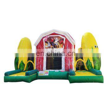 Commercial Inflatable Corn Bouncy Castle Maze Children Playground Jumping Castles For Sale