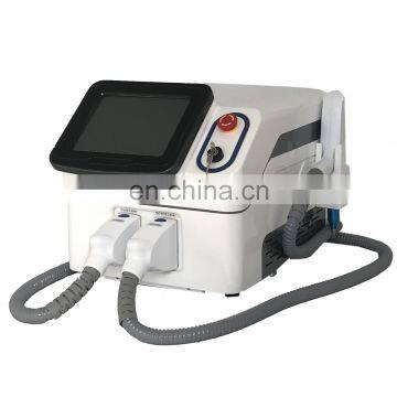 Portable 2 in 1 Professional Beauty Equipment 755 808 1064 Diode Hair ND Yag Tattoo Removal Laser Machine photo-4