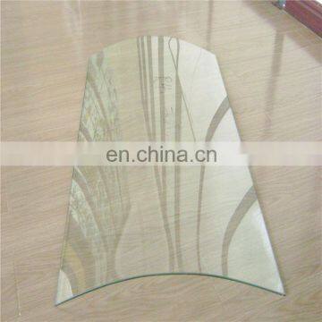 Clear super thin sheet low prices curved building office glass tempered with CE certificate