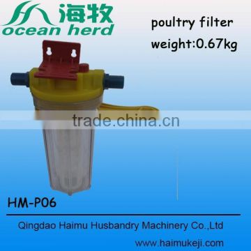 Manufacture of Qingdao Haimu P-06 high quality Poultry used automic small water filter