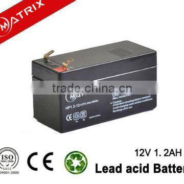 Fire alarm system 12V 1.2AH storage battery