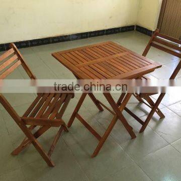 2015 BEST SALE, made in vietnam table and chair - wooden bistro set - house furniture made in from factory