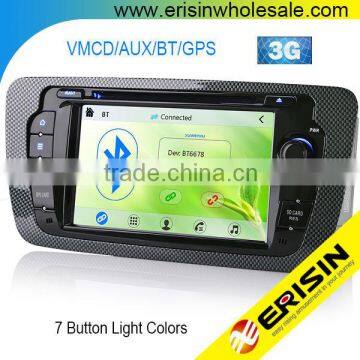 Erisin ES7695M 7 inch 2 Din Car Multimedia Player with GPS for SEAT IBIZA