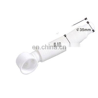 Bathroom Plastic Sink Hose Shower Waste Flexible Plastic Drain Pipe