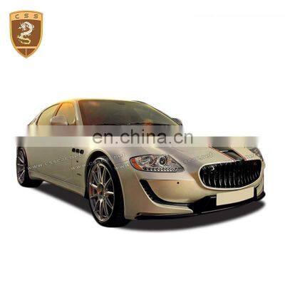 Wholesale Price Fariy Design FRP Material Front Rear Bumper Side Skirts Auto Parts Suitable For Maserati Quattroporte Body Kits