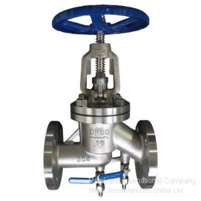 Mstnland ANTIBIOTIC STAINLESS STEEL FLANGED GLOBE VALVE