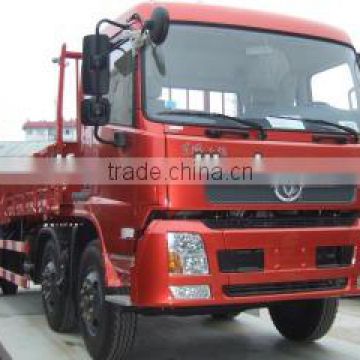 Cargo Truck, 6*2 red cargo truck