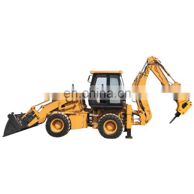 Best  Selling  2000kg 2 tons With Front End Loader And Backhoe Loader  Factory Price